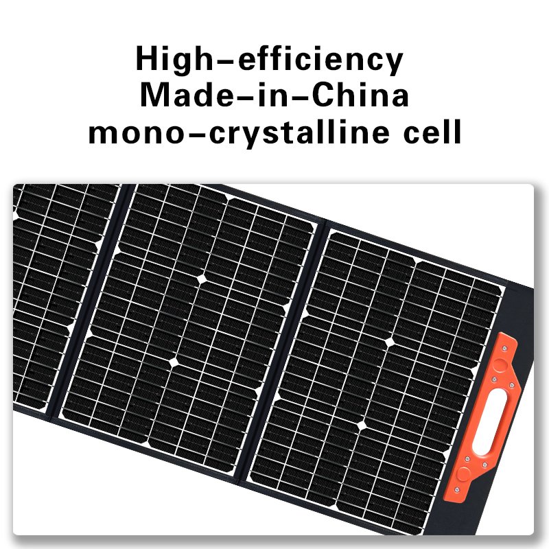 Portable Foldable solar panel Kit monocrystalline mobile solar panel manufacturing 120W suit for outdoor camping travelling