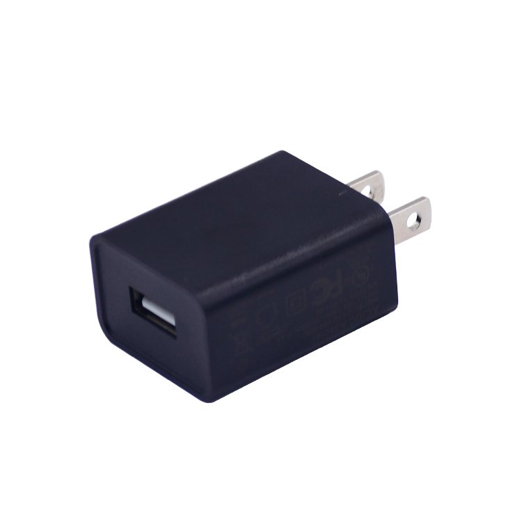 High Quality Portable OEM US Plug UL Listed USB A Power Charger Adaptor Cargador 5V 0.5A 1A 1.5A 2A USB 2.4A Fast Wall Adapter