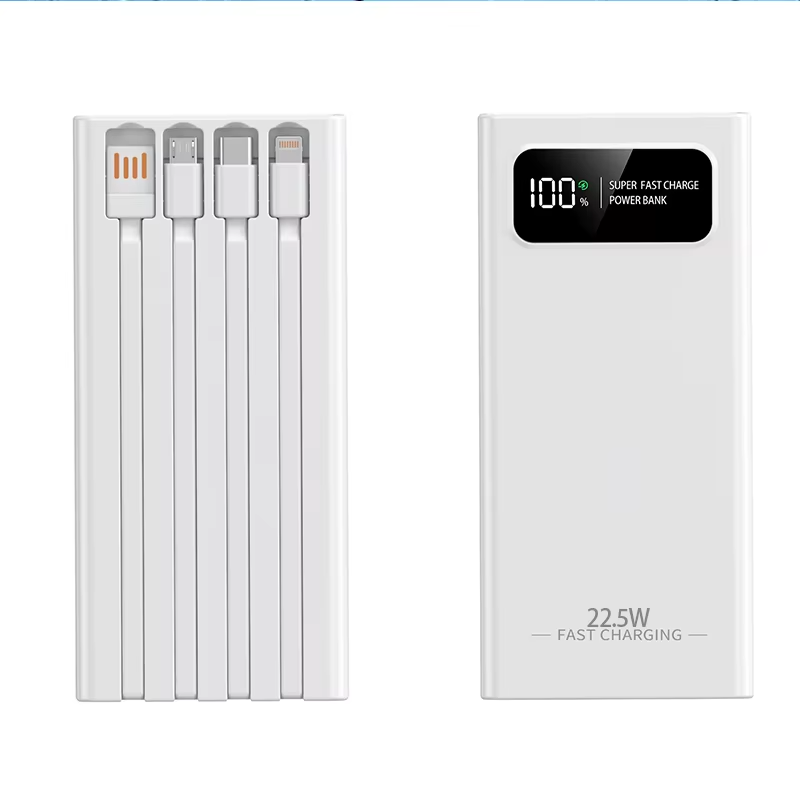Portable Charger Power Bank 30000mAh - 22.5W Fast Charging External Battery Pack Charging Bank 6 Outputs & 3Inputs Phone Charger