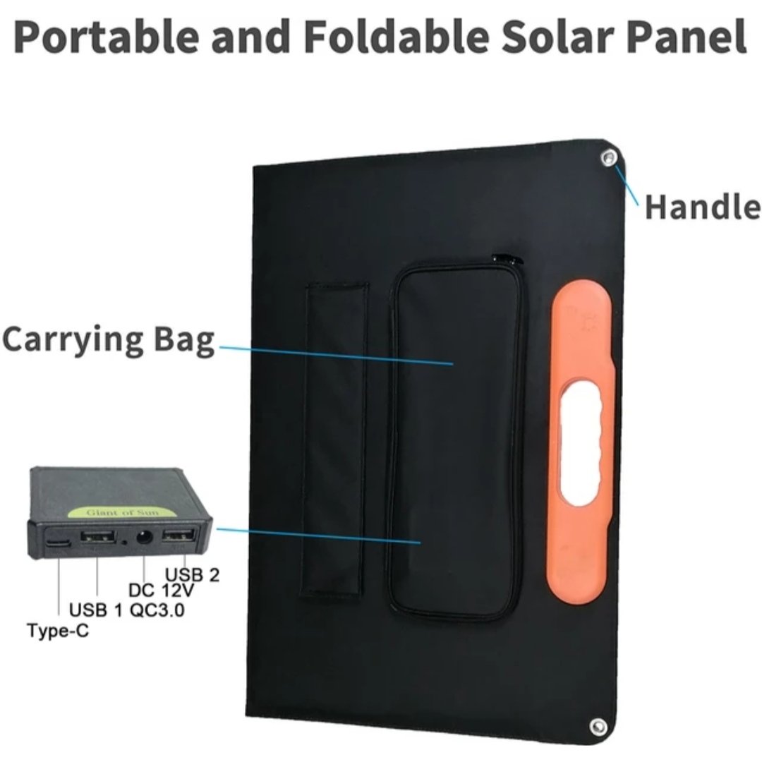 High Efficiency Foldable Waterproof 21W 40W 60W 80W 120W 200W Solar Panels