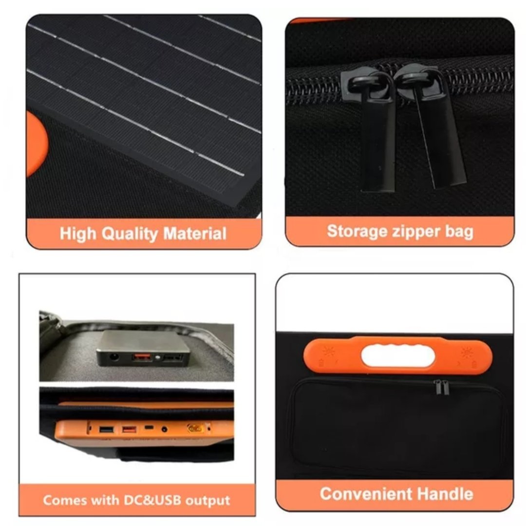 High Efficiency Foldable Waterproof 21W 40W 60W 80W 120W 200W Solar Panels