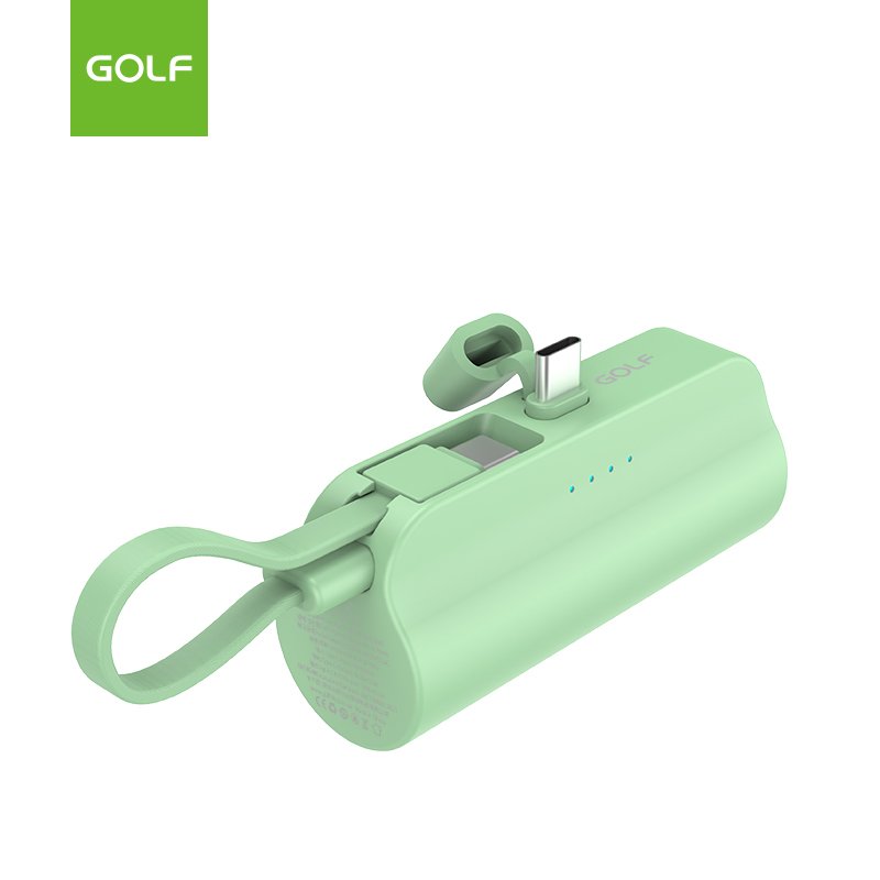 Small Power Banks Factory Customized Wholesale 21700 Lithium Battery Charger Portable LED Mini Built In Cable Power Bank 5000mAh