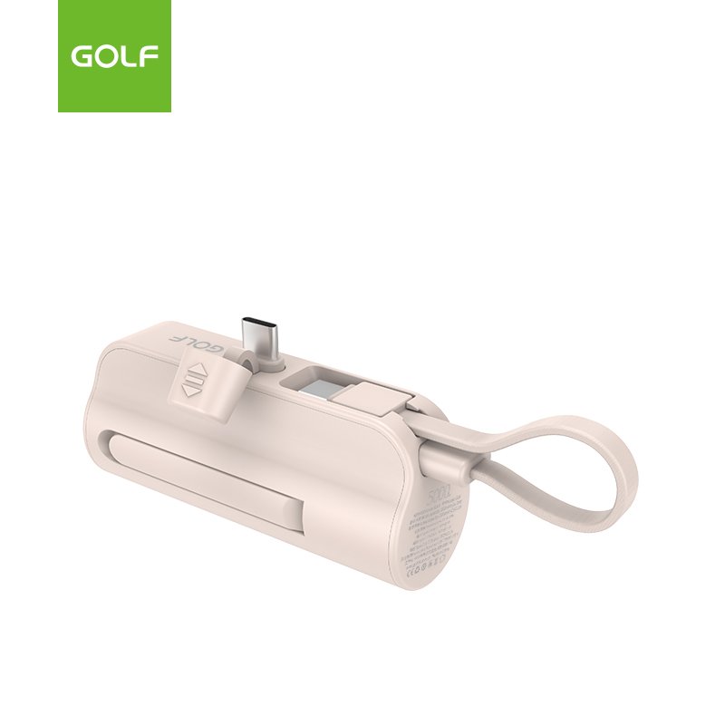 Small Power Banks Factory Customized Wholesale 21700 Lithium Battery Charger Portable LED Mini Built In Cable Power Bank 5000mAh