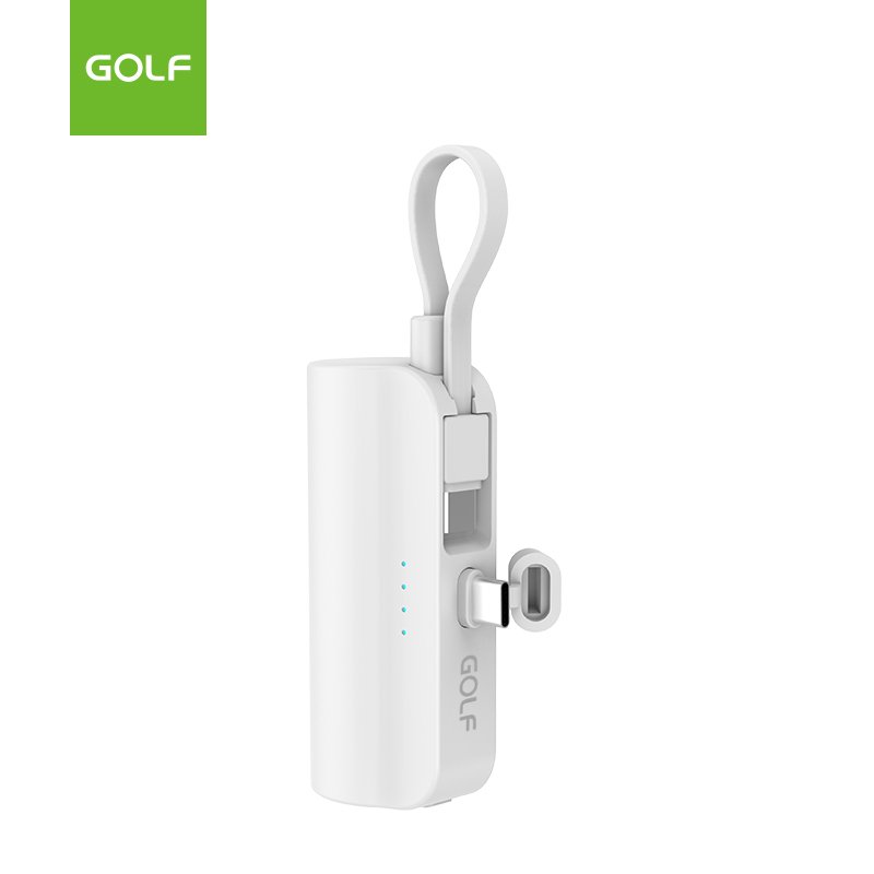 Small Power Banks Factory Customized Wholesale 21700 Lithium Battery Charger Portable LED Mini Built In Cable Power Bank 5000mAh