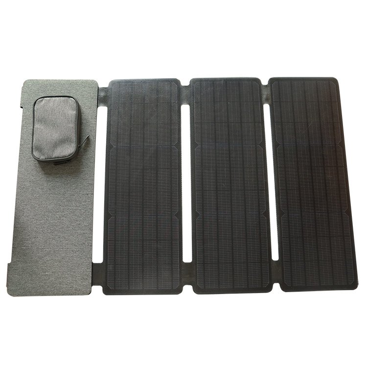 New Flexible Foldable 70W Solar Panel with MPPT for Easy Portability and High Efficiency for E-bikes and Electric Scooters