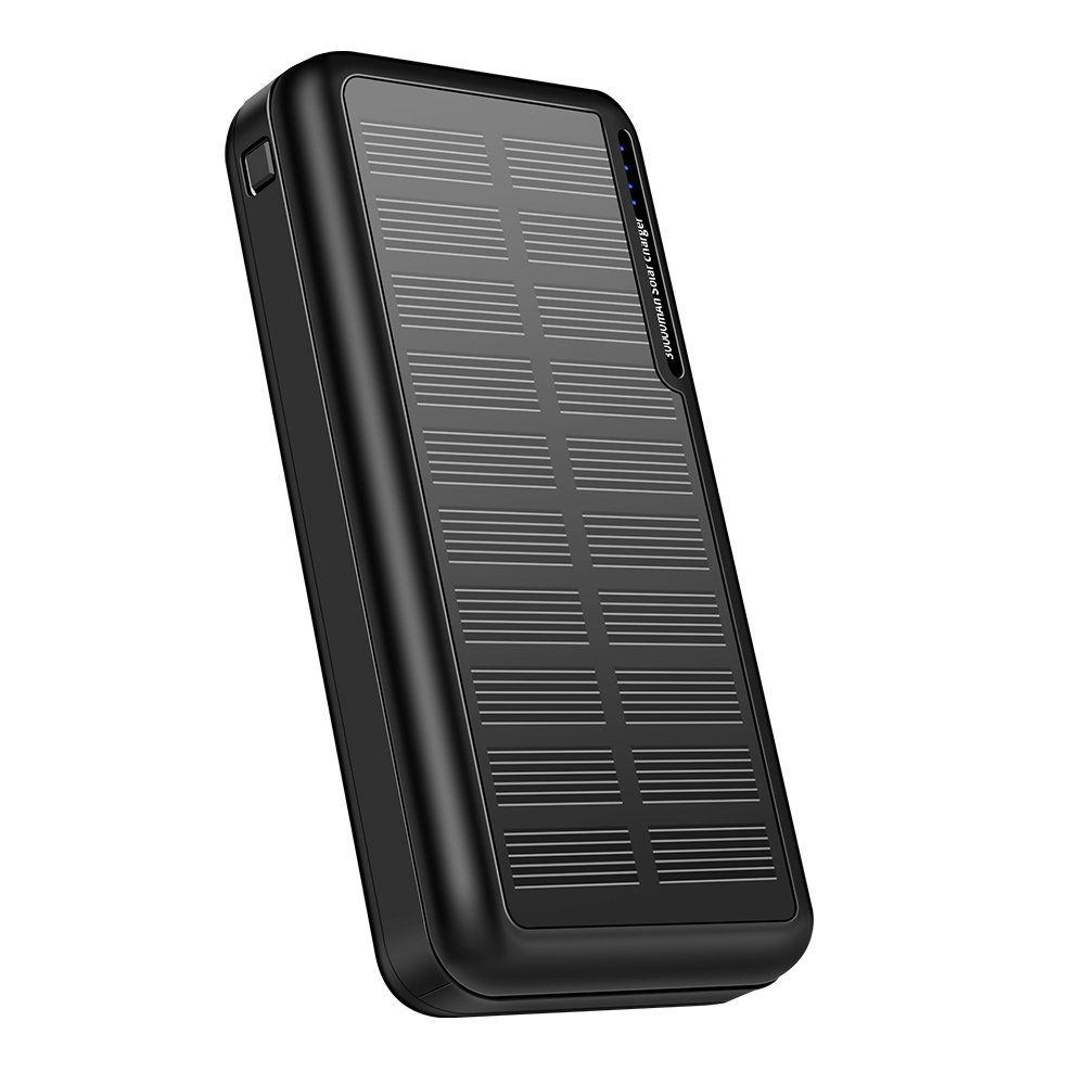 Original Factory New Product 2024 Electronics OEM Logo Portable 30000mAh Large Capacity Fast Charging Solar Power Bank 20000mAh