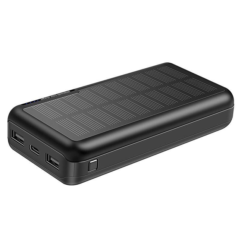 Original Factory New Product 2024 Electronics OEM Logo Portable 30000mAh Large Capacity Fast Charging Solar Power Bank 20000mAh
