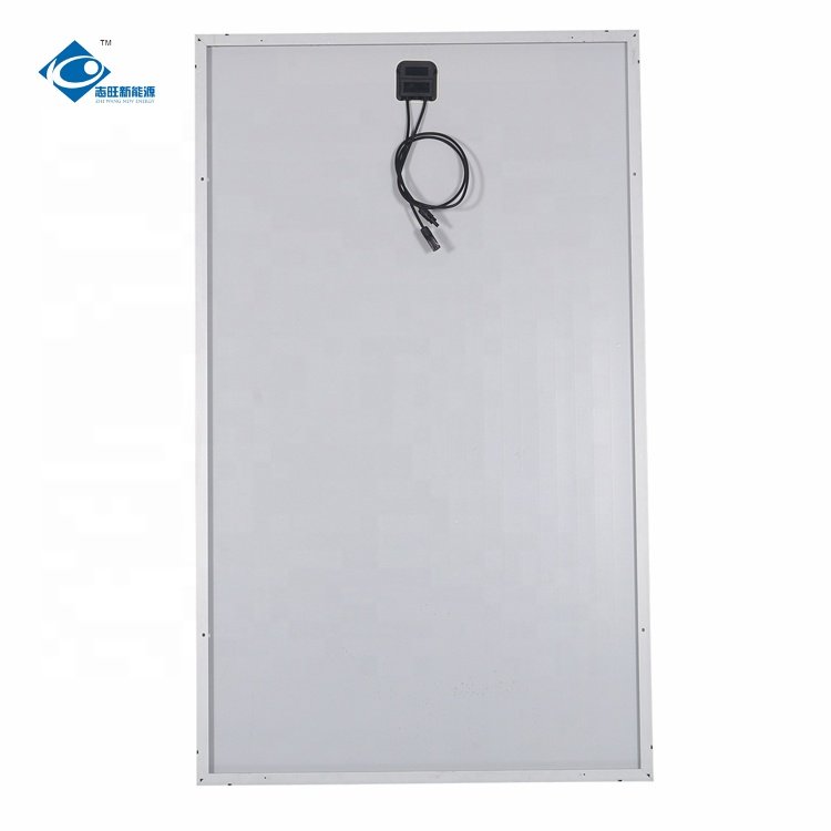 250W Aluminium Frame Solar Panels ZW-250W-30VM Glass Laminated Solar Panels 30V Portable Photovoltaic Solar Panel Charger