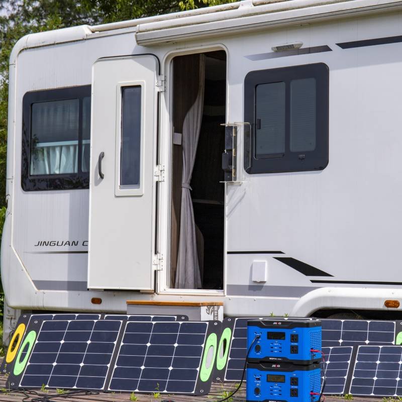 senci Portable Solar Panel 100W Solar panel Charger with Adjustable Kickstand Type C DC QC 3.0 USB Ports