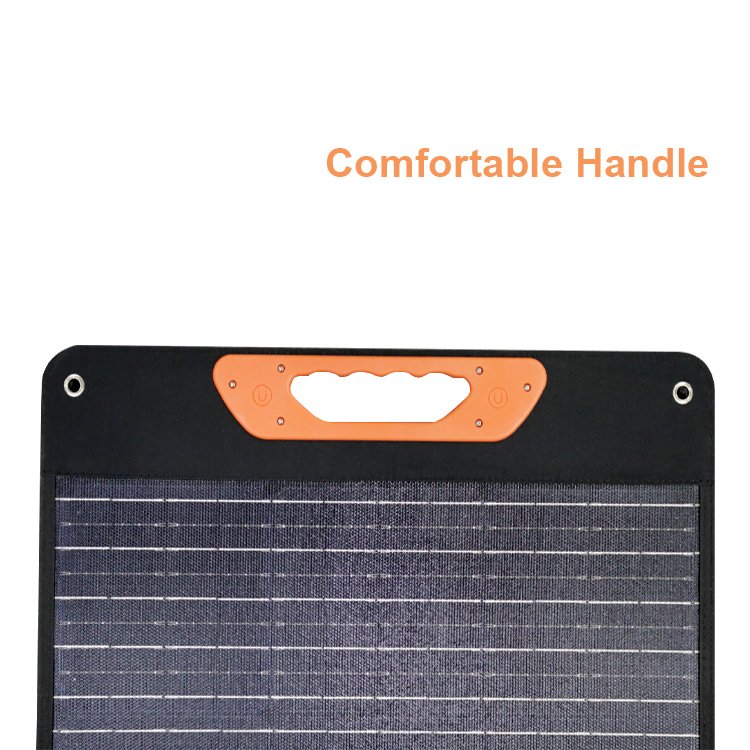 Soyan New Outdoor Sunpower 200W Flexible Foldable Solar Cell Panel Charger For Portable Power Station