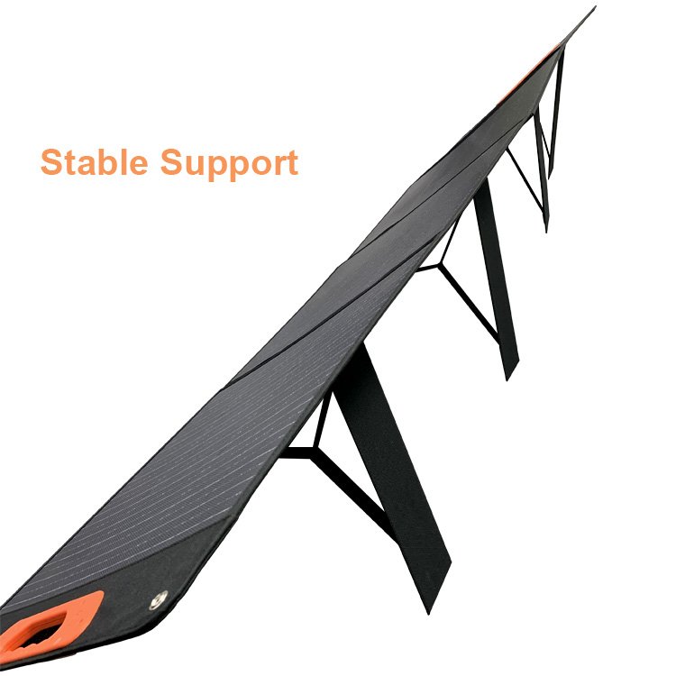 Soyan New Outdoor Sunpower 200W Flexible Foldable Solar Cell Panel Charger For Portable Power Station