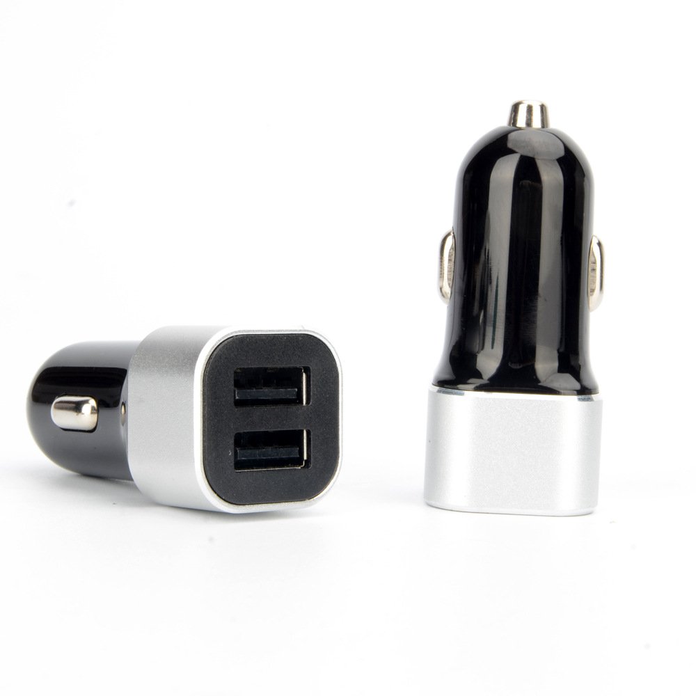 Customized Car Charger 4.8A 3.1A 2.4A Dual Usb Cigarette Butt Universal Fast Charging Fast Car Charger