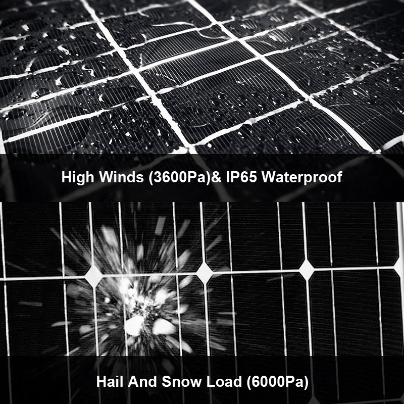 5W 18V 255*195*17mm Solar Panel Rigid Solar Panel High-Efficiency High Power Charger For Car Rooftop