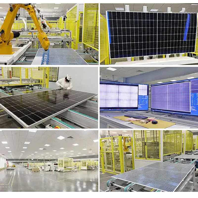 Longi Jinko Vendors Paneles Solares Panel solar De 550w 580w 000w 710 Watt Price Home Roof Bifacial Mono Solar Panels