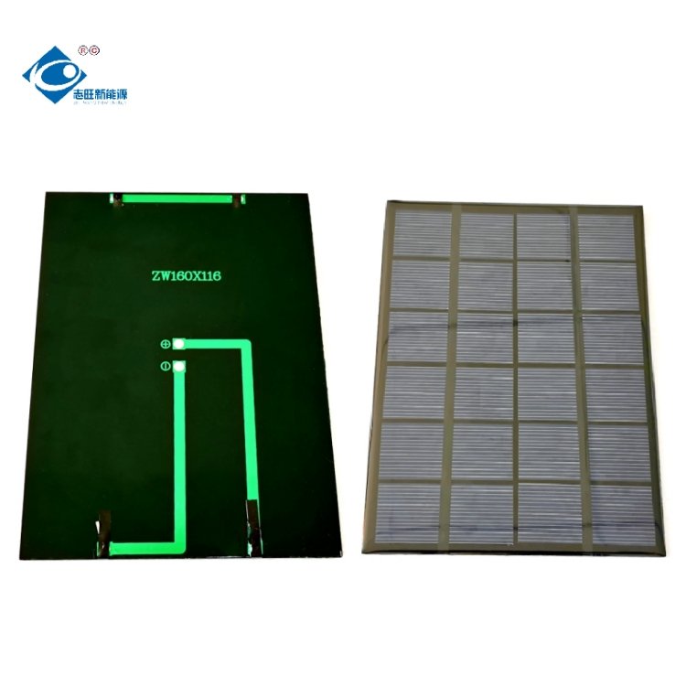 Mini Solar Panels 6V Portable Solar Panel Charger ZW-160116 Lightweight Mini Epoxy 2.8W Outdoor Epoxy Solar Panel Charger