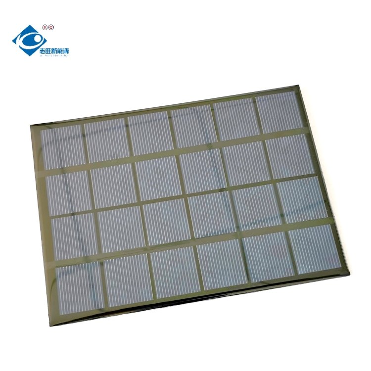 Mini Solar Panels 6V Portable Solar Panel Charger ZW-160116 Lightweight Mini Epoxy 2.8W Outdoor Epoxy Solar Panel Charger