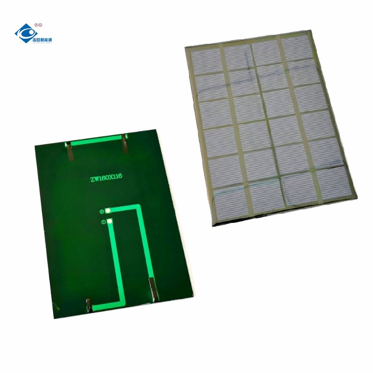 Mini Solar Panels 6V Portable Solar Panel Charger ZW-160116 Lightweight Mini Epoxy 2.8W Outdoor Epoxy Solar Panel Charger