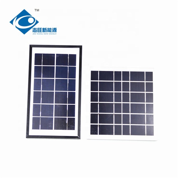 4W RV Camping Solar Panel Blanket ZW-4W-6V Transparent Glass Solar Panel 6V Mini Solar Panels Power Charger