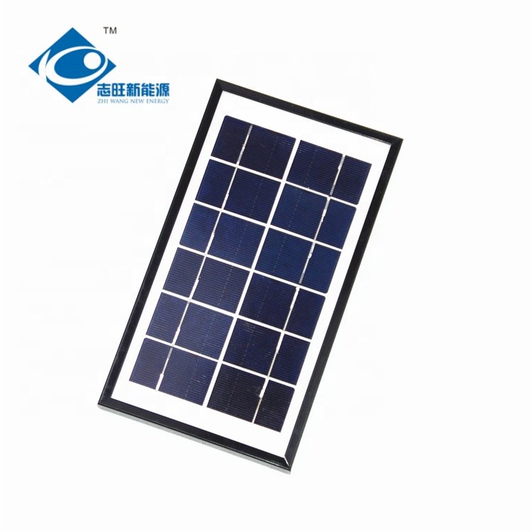 4W RV Camping Solar Panel Blanket ZW-4W-6V Transparent Glass Solar Panel 6V Mini Solar Panels Power Charger