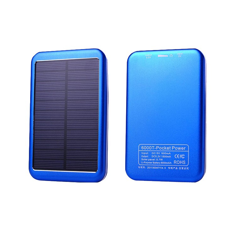 Aluminium Alloy Solar power bank Al Solar panel outdoor emergency power banks solar charger power bank