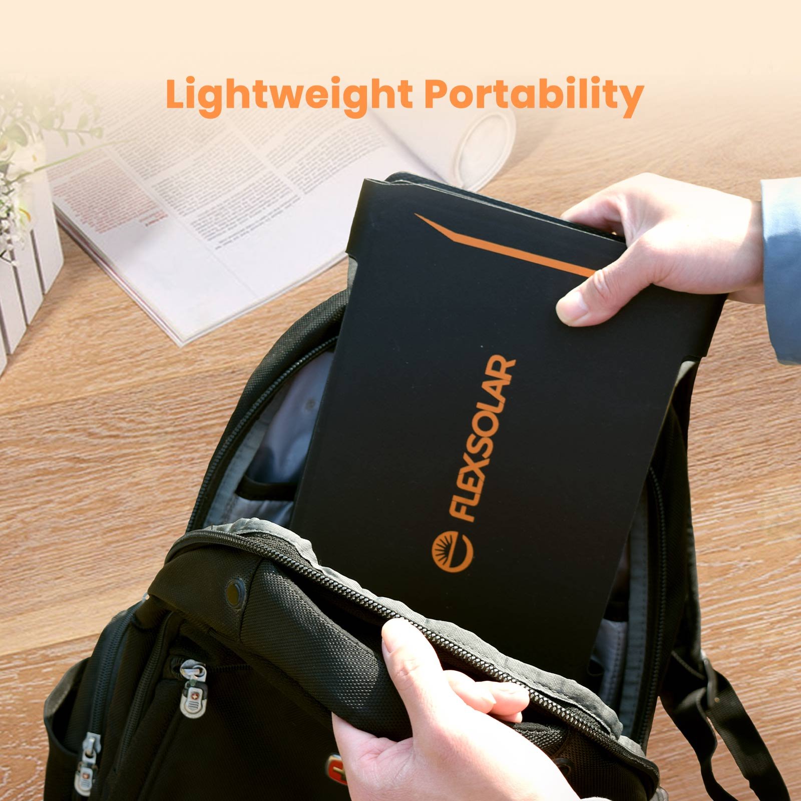 Factory wholesale overseas warehouse high efficiency portable 19.8v ETFE Solar Panel ip67 solar charger 40W for camping