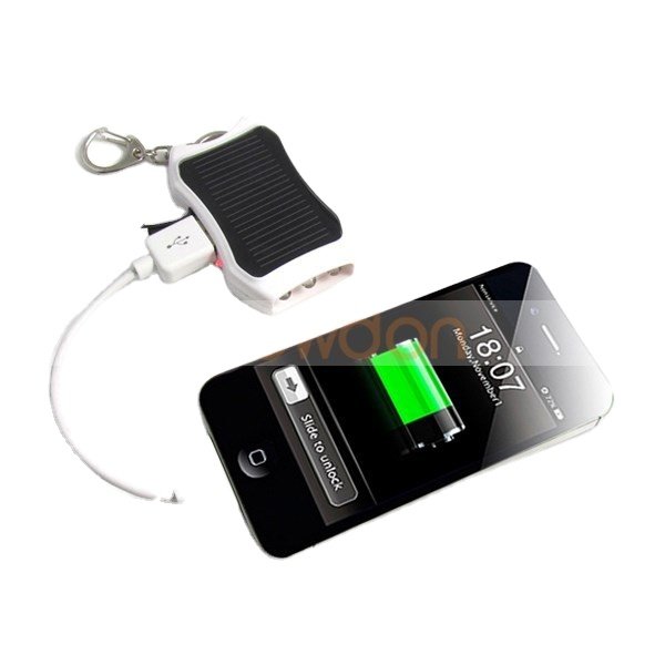 Mini Solar Charger/Small Solar Charger Keychain 1200MAH