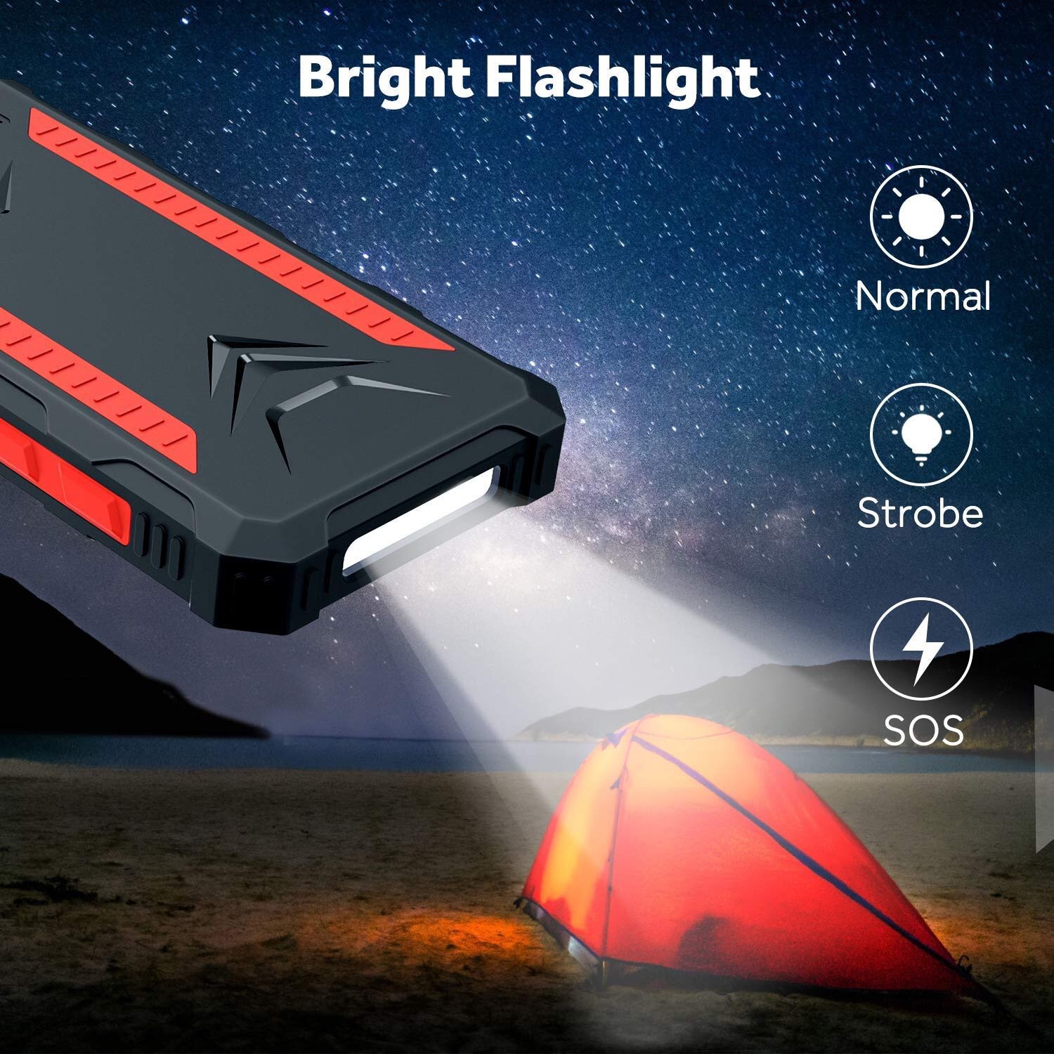 2025 Cool Gadget Travel Gear 36000mah Wireless Solar Big Rugged Phone Power Bank Charger Smart Battery Pack Powerbank Magsafe