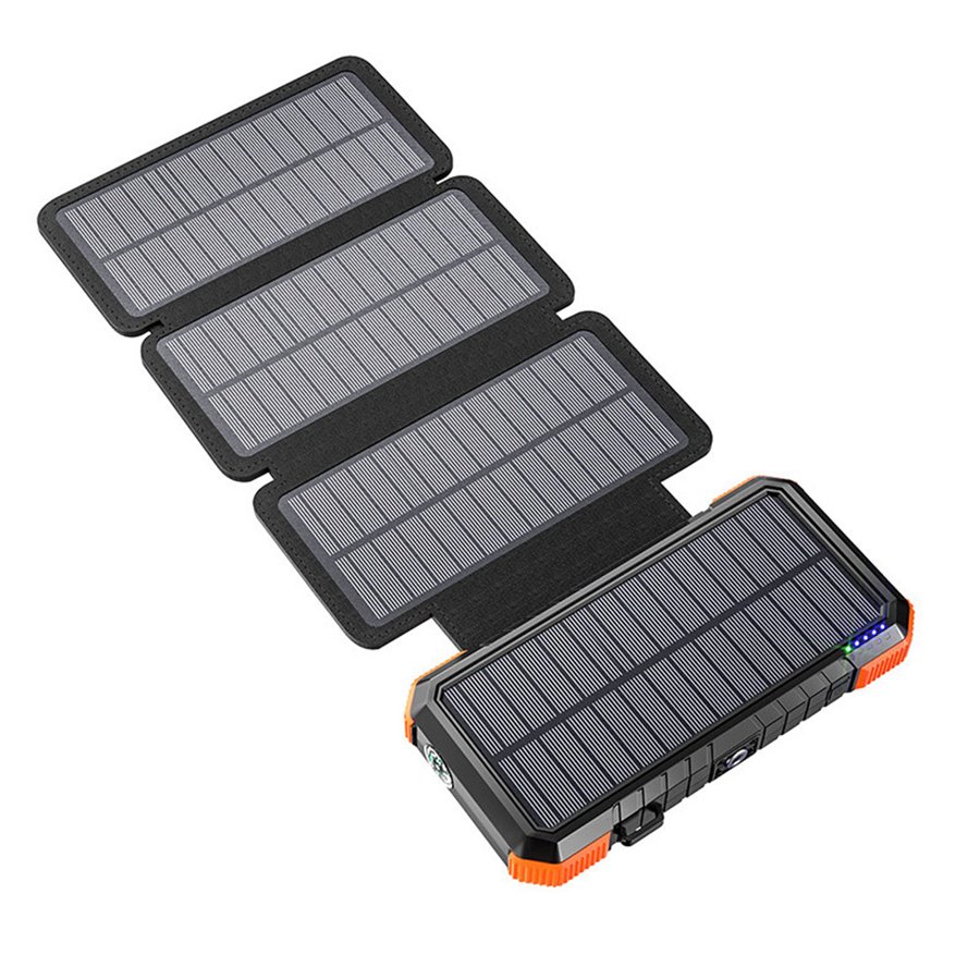 Multifunctional Portable Universal Outdoor Camping Waterproof Mobile Power Banks Large Capacity 20000mah Solar Charging Treasure