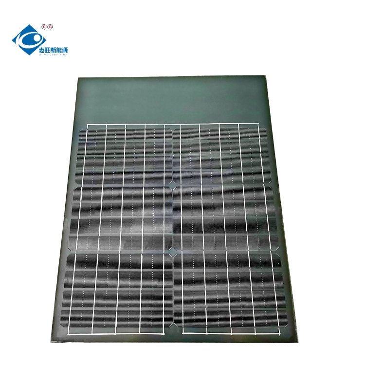 15.6W Photovoltaic Portable Solar Panel 12V Glass Laminated Solar Panel ZW-420320 Mini Solar Panels Power Charger