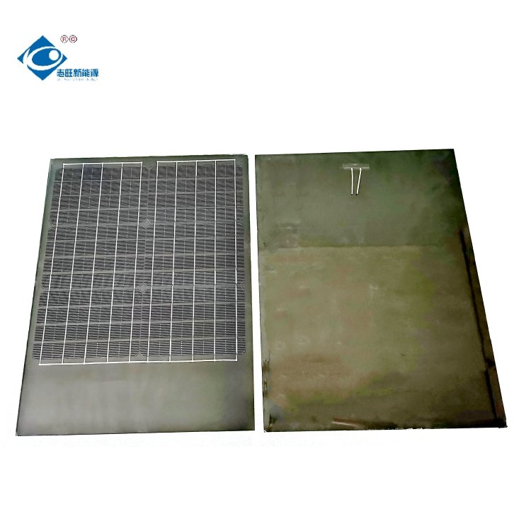 15.6W Photovoltaic Portable Solar Panel 12V Glass Laminated Solar Panel ZW-420320 Mini Solar Panels Power Charger