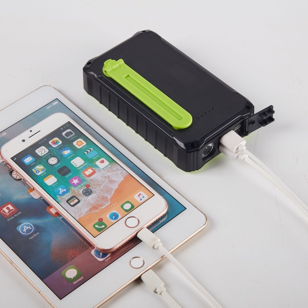 2022 camping outdoor amazonhand crank battery solar powered charger power bank hand phone charger emergency mobile phone charger