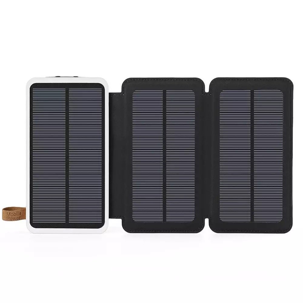 High quality camping hiking 30000mah solar power bank charger 9W 10W portable phone solar charger solar portable mobile charger