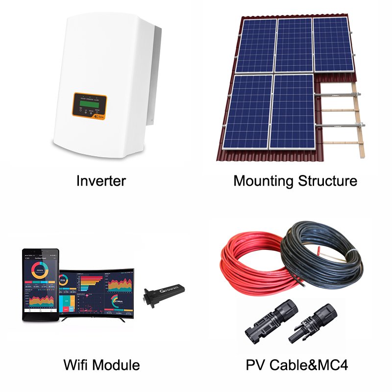 Full Set 10kw Off Grid Solar System Photovoltaic Battery System price
