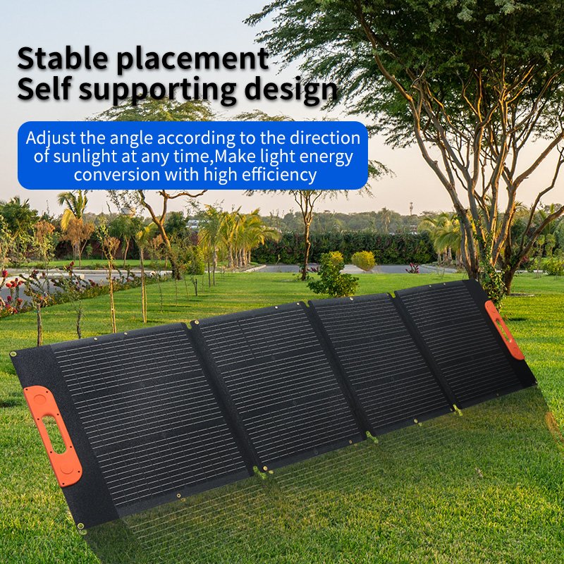 Lightweight 200W 240W Mono foldable solar panels high efficiency portable solar panel for power stations, battery,RV car
