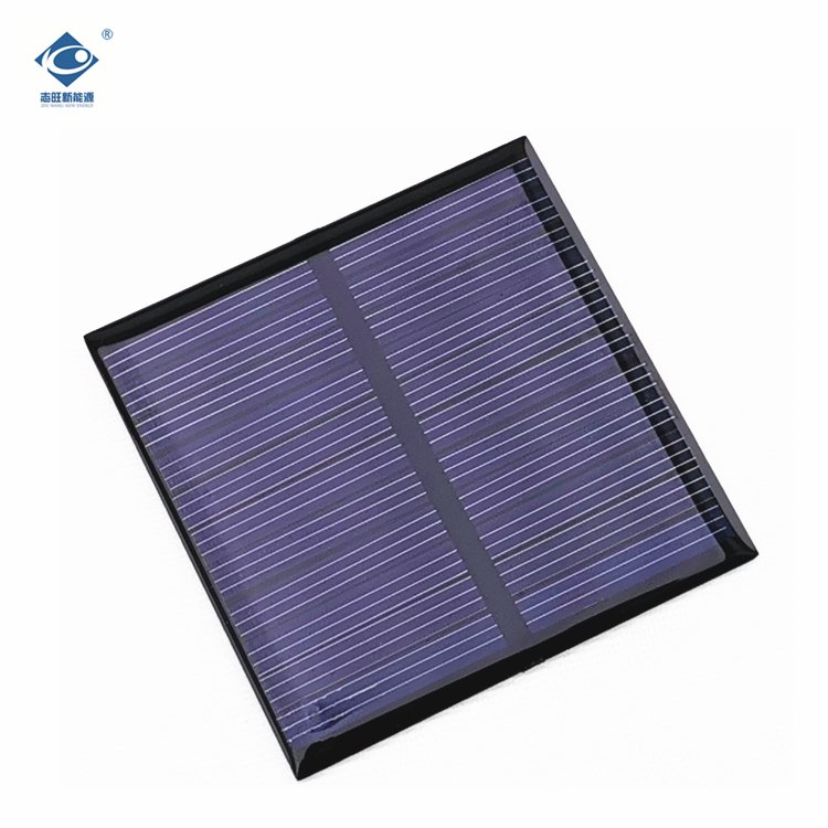 5V Lightweight Silicon Solar Panel ZW-6565 Residential Solar Power Panels 0.58W PET Solar Panel Charger