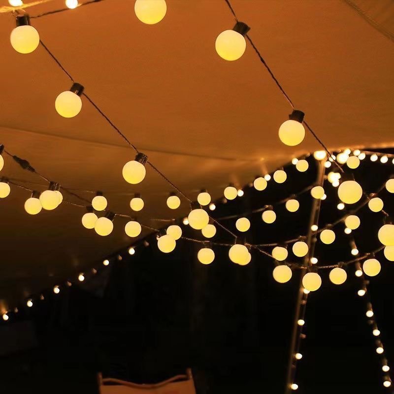 Solar String Lights Outdoor Solar Waterproof Retro Bulb Fairy String Lights for Cafe Wedding Party Patio Holiday Decoration