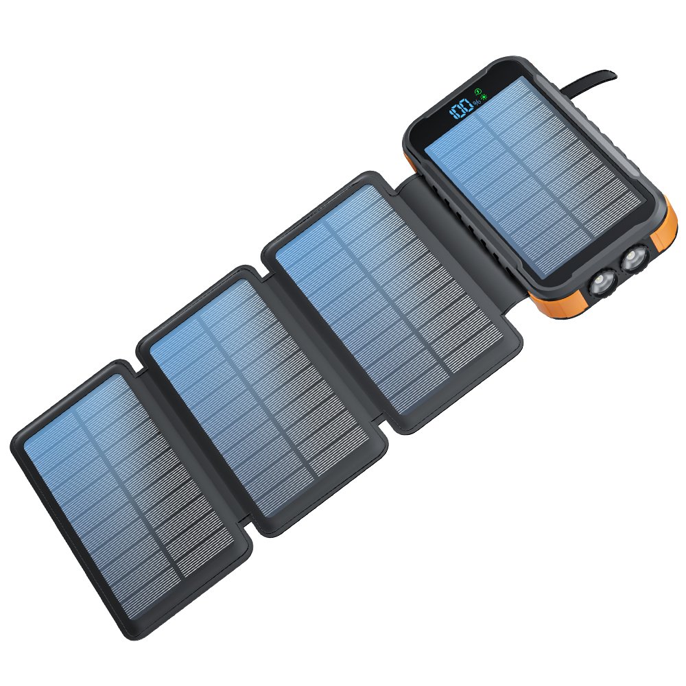 Xionel New Products 2024 Original Factory Large Capacity 27000mAh Dual USB Portable Solar Panel Charger Outdoor Solar PowerBanks