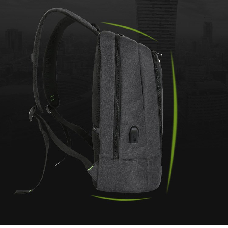 2025 Durable Solar Travel Backpack Waterproof High School College Book Bag Teens Day Pack Schoolbag with USB Charging Port