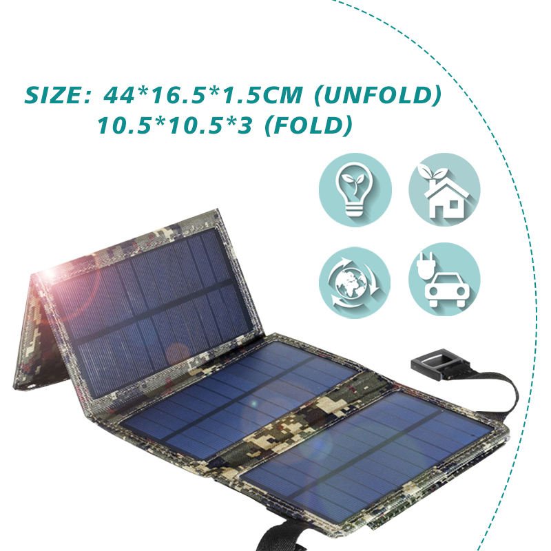 10W flexible solar panels can be folded for outdoor use usb 5V charger portable foldable mini 10W folding solar panel