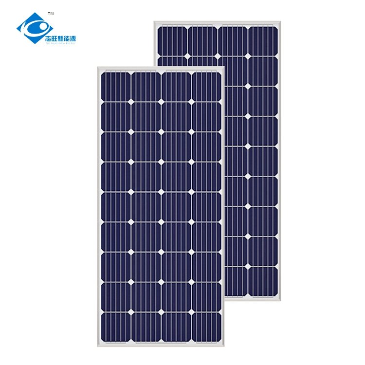 ZW-150W-18VM Mono Aluminium Frame Solar Panels 150W Glass Laminated Solar Panel Charger 18V RV Camping Solar Panel Blanket