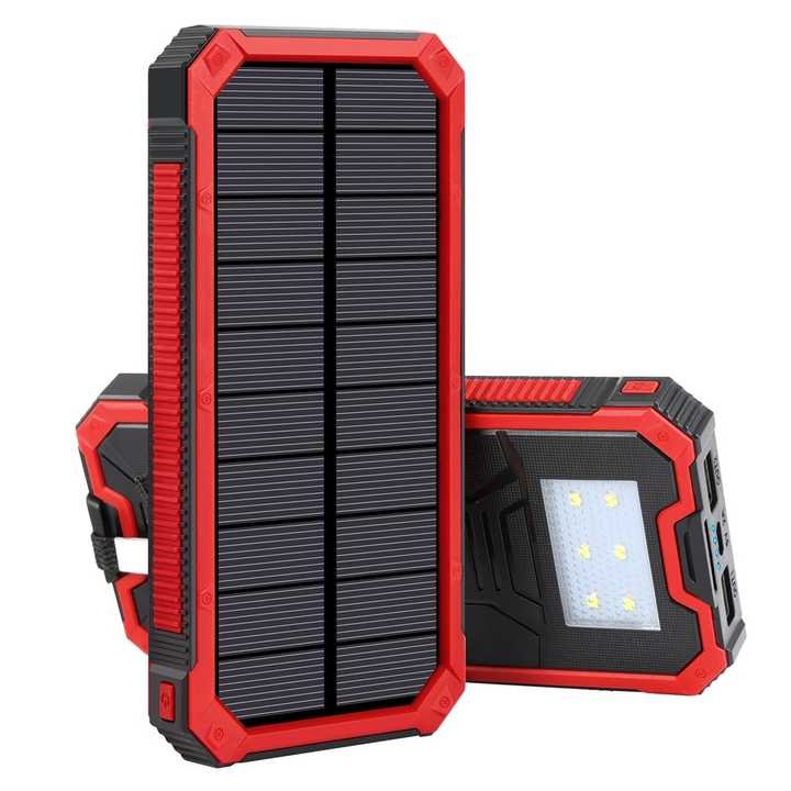 Sasum 10000mah solar power bank popular hot sale consumer electronics for outdoor charging trending products 2024 power bank