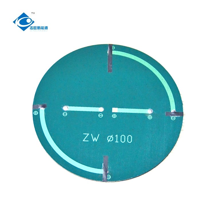 5V Lightweight Epoxy Sealed Solar Panel ZW-Dia100-5V Epoxy Resin Solar Panel Charger 1W Mini Solar Panels Power Charger 0.2A