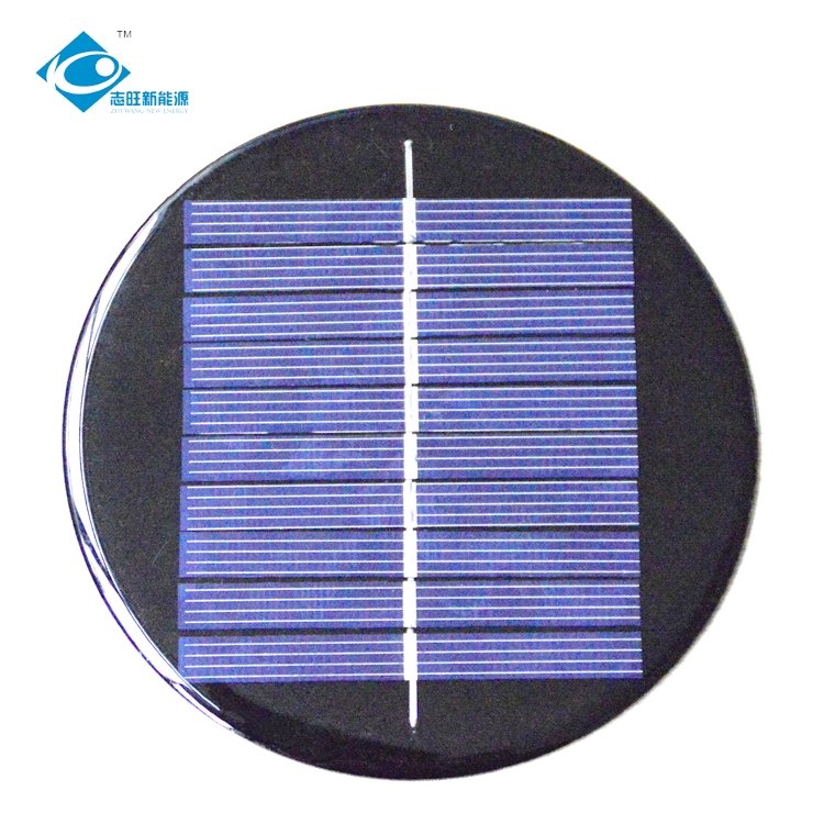 5V Lightweight Epoxy Sealed Solar Panel ZW-Dia100-5V Epoxy Resin Solar Panel Charger 1W Mini Solar Panels Power Charger 0.2A