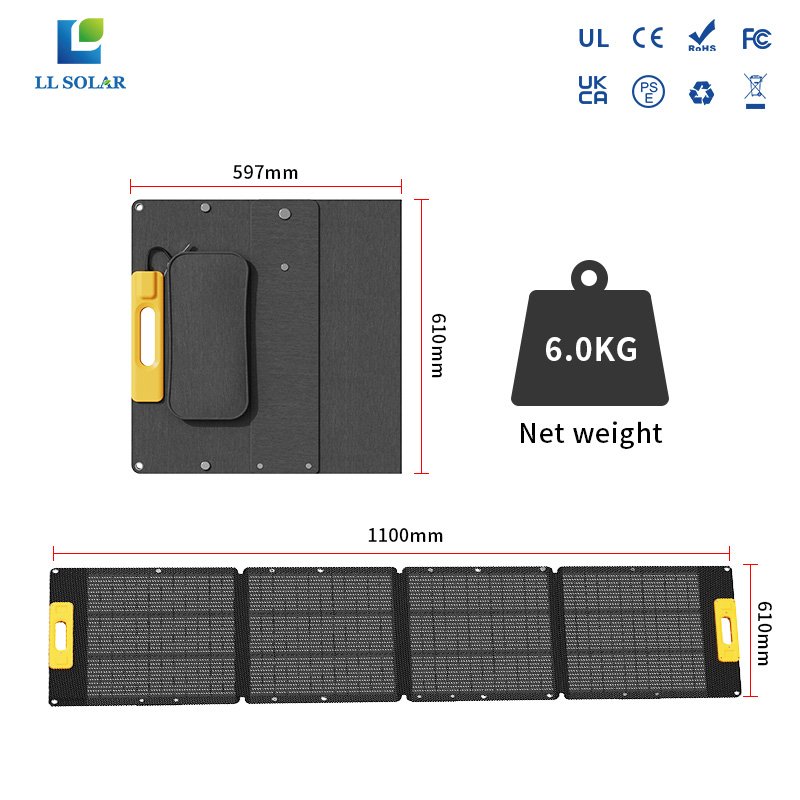 200W Portable Solar Panel Charger