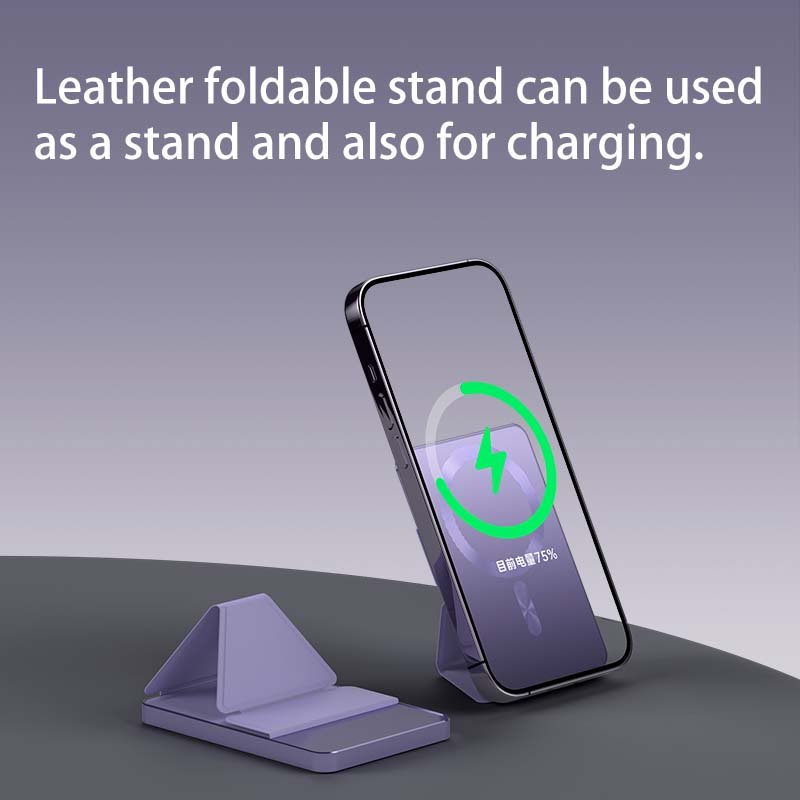 10000mAh 15W Magnetic Wireless Power Bank PD20W Fast Charging Wireless Power Banks Portable Charger with Stand for iPhone 16Pro