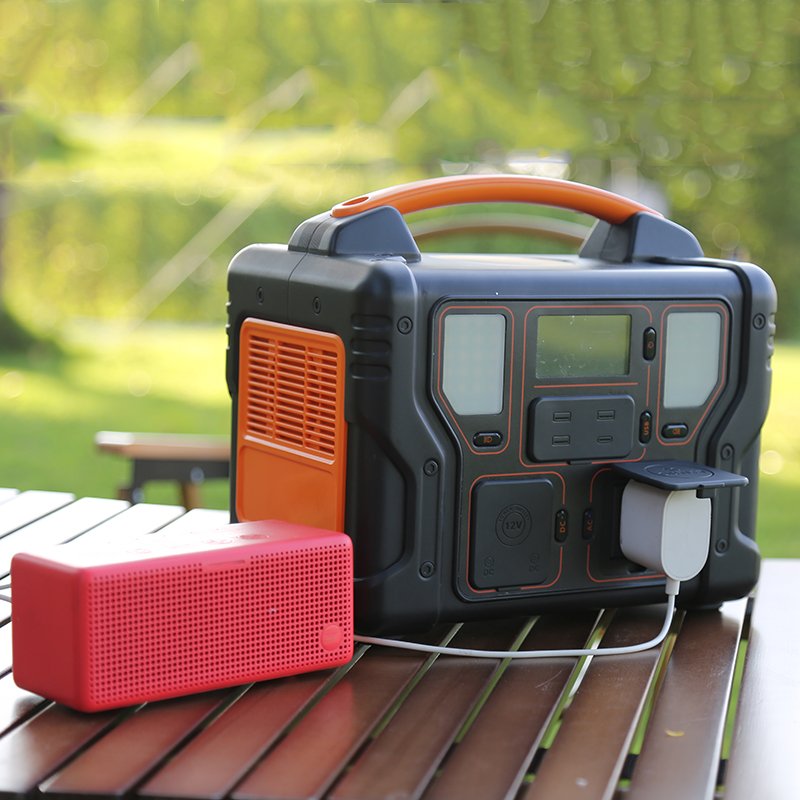 600w lithium battery storage power supply ac output solar energy generators portable travel power station for camping emergency