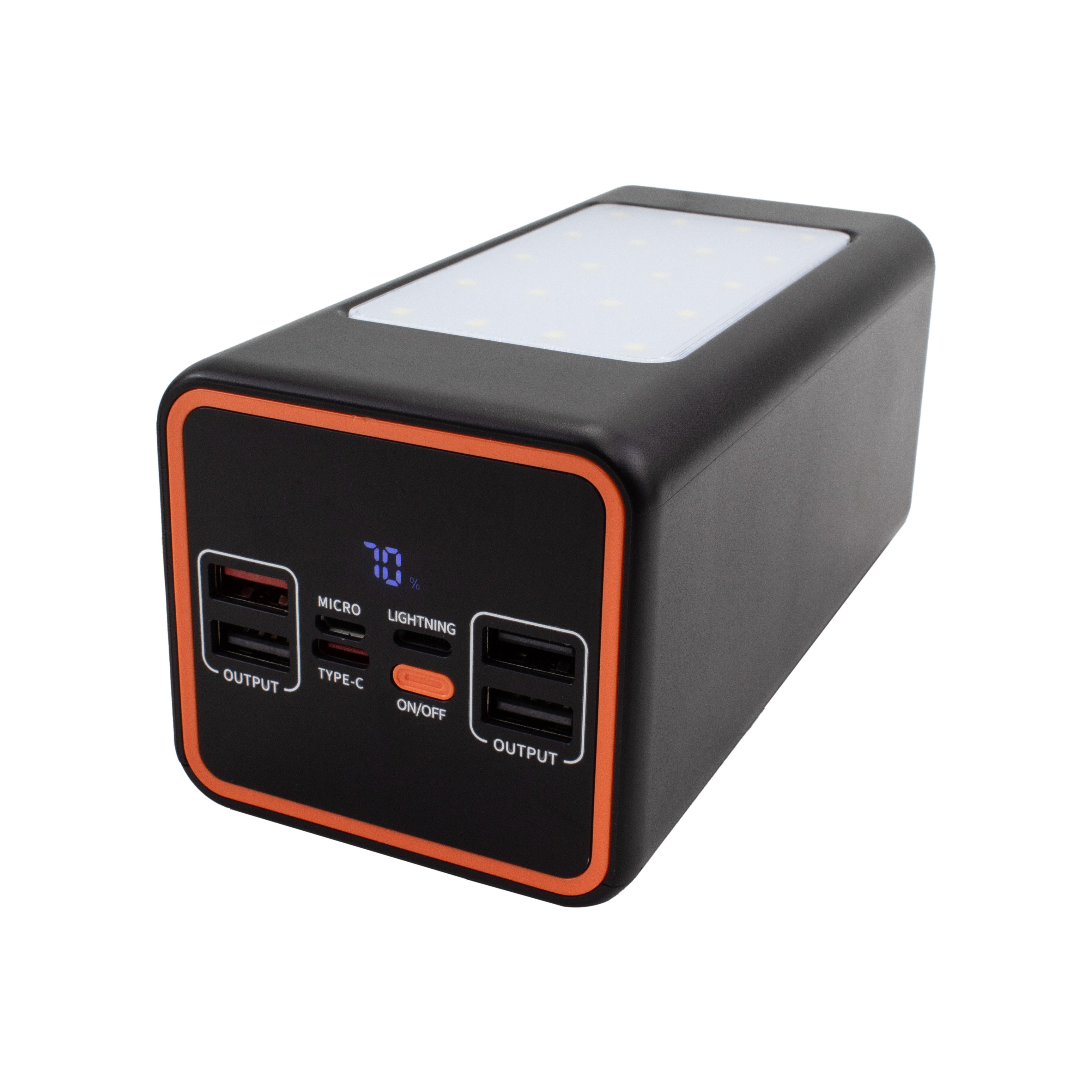 2024 New KP503 Portable charging bank 50000mAh Camping light Charging Bank LED display Large capacity travel charging Bank