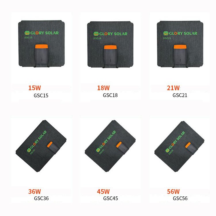 Foldable Solar Panel Waterproof 20W Portable Outdoor Power Solar Charger for Mobile Phone Laptop Power Bank