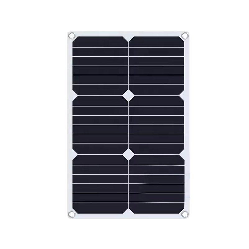 20W High Efficiency Sunpower Semi-Flexible Solar Charr Panel Half Cell Type