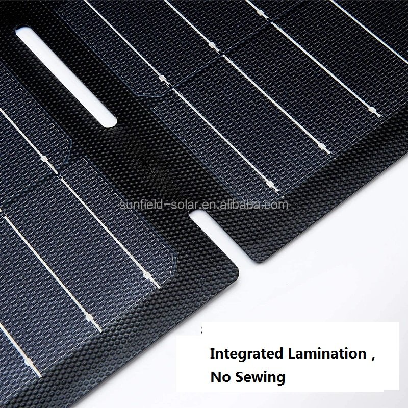 New Multi-fold ETFE Foldable Solar Panel 100W Watts 12V Waterproof Charger with Anderson Connector For Portable Power Station